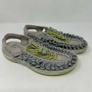 Keen UNEEK gray green Bungee Water Shoes Sandal Women’s Size 7